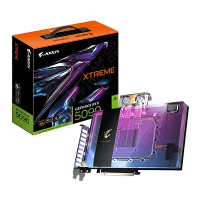 Gigabyte AORUS GeForce RTX 5090 XTREME WATERFORCE WB 32GB GDDR7 Graphics Card