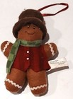 Used Cotton-Felt Stuffed Gingerbread Man Christmas Ornament by Crazy Mountain — photo 1