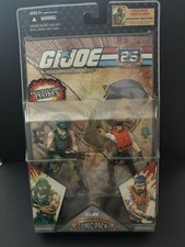 Gi Joe 25th Anniversary Comic 2 Pack Copperhead And Shipwreck NIB sealed