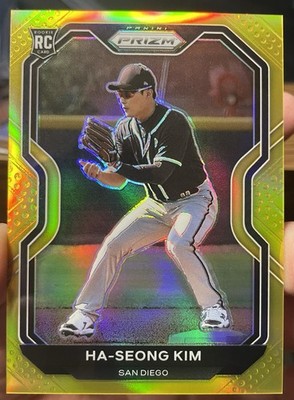 HA-SEONG KIM 2021 Panini Prizm #178 GOLD RC Rookie #03/10