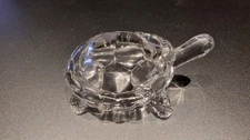 Figurine de tortue en verre fait main