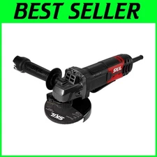 Electric Angle Grinder - 8 Amp Motor, Easy Guard Adjustments