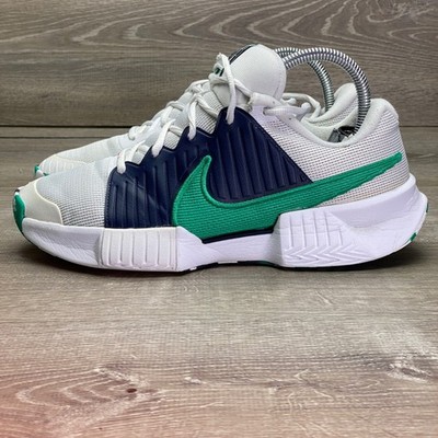 Nike Air Zoom Court NXT Pickleball Mens 9 White Green Navy FQ4154-101