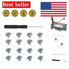 M.2 2280 SSD Fasteners with Screwdriver - M2 Screw Kit for Tech Savvy