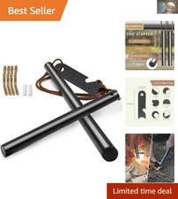 Ultimate Fire Starter Survival Tool Kit – Ferro Rod & Multi-Tool for Outdoors