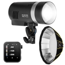 Flashpoint XPLOR 300 Pro TTL R2 Battery-Powered Monolight with R2 Nano Touchscre