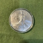 2011 AMERICAN SILVER EAGLE  1  OZ. Silver Unc In Air Tight  Capsule