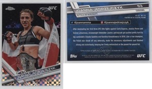 2017 Topps Chrome UFC X-Fractor Joanna Jedrzejczyk #53