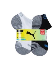 NEW PUMA 10 PACK SOCKS KIDS 4-9.5 BOYS GIRLS BLACK WHITE DRYCELL LOW CUT