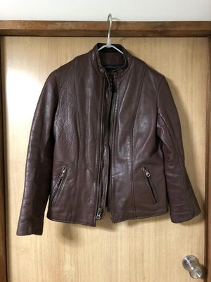 Vanson Genuine Leather Single Riders Jacket Moto Blouson Bordeaux Men S