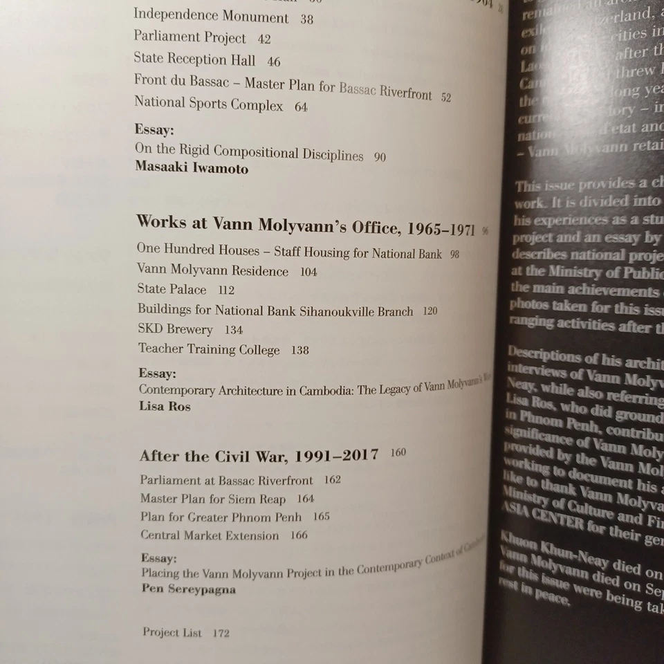 a+u 2017 Vann Molyvann 1926-2017:Architecture and urbanism - Image 3 of 4