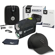 VORTEX Anarch Image Stabilized Golf Laser Rangefinder & FlexFit Cap L/XL Combo