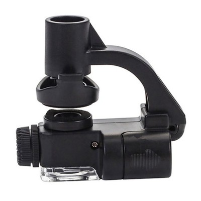 90X Universal Clip-on Zoom Cellphone LED Magnifier Phone Microscope Micro Lens B