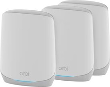 NETGEAR - Orbi 750 Series AX5200 Tri-Band Mesh Wi-Fi 6 System 3-pack - White
