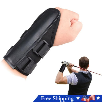 Golf Swing Trainer Wrist Brace Power Band Aid Alignment Practice Gesture Tool
