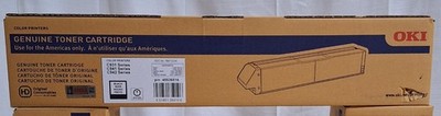 OKI Genuine Original Black Laser Toner Cartridge 45536516 for C931/C941/C942