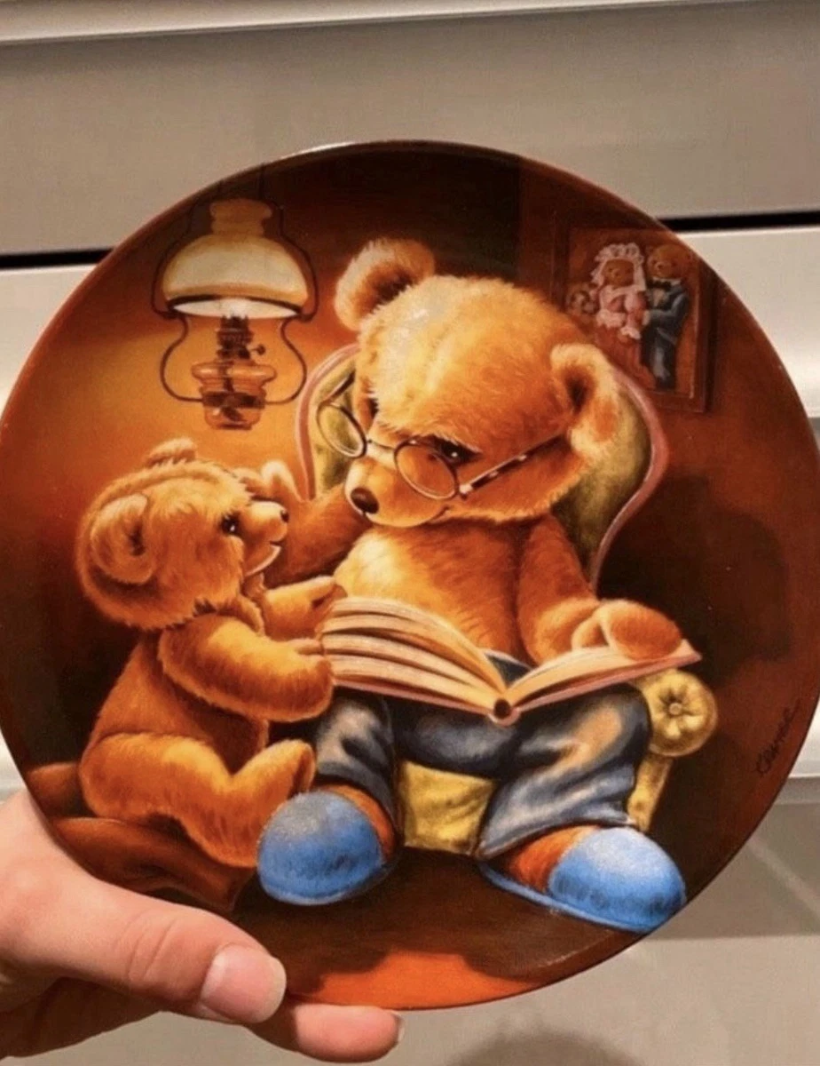 Wandteller Teddy und Seine Freunde Weimar Erstausgabe Sammler Günter Kramer Rar