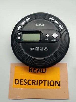 Naxa NPC330 Slim Personal CD MP3 Player with FM Radio Parts Read