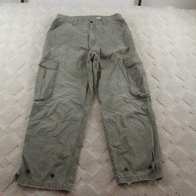 パンツ Made in USA 1990's Levi's L2 cargo pants Vintage 90s Levis Dry Goods Cargo Pants Wide Leg 34x30 Military