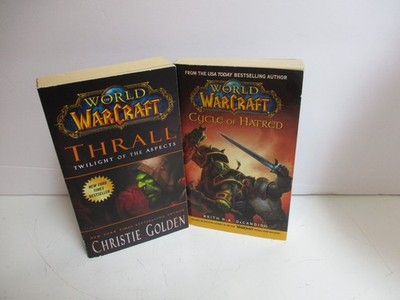 2 - World of Warcraft PB Books -Thrall: Twight of Aspects & Cycle of Hatred