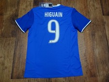 Juventus 2016/17 Away #9 Higuain Official Shirt New M Size, Italy Team