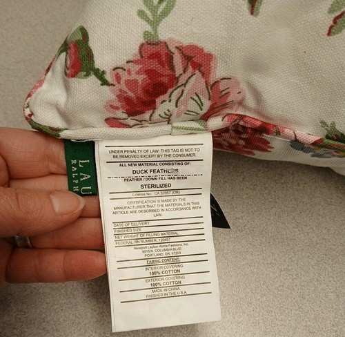 Ralph Lauren Petticoat Floral 3 Throw Pillow Cases Cottage New With Tags - Picture 12 of 12