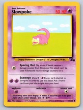 1999 POKEMON SLOWPOKE FOSSIL 55/62 UNLIMITED C NM A88898 FREE S&H on eBay