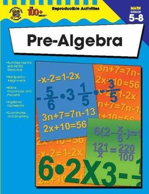 Pre-Algebra, Grades 5 - 8 (The 100+ - Paperback, by Vivian Mary Lee; - Very Good
