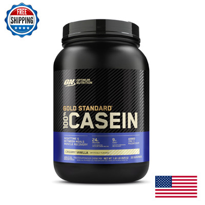 Optimum Nutrition Gold Standard 100% Micellar Casein Protein Powder Cookies & Cr