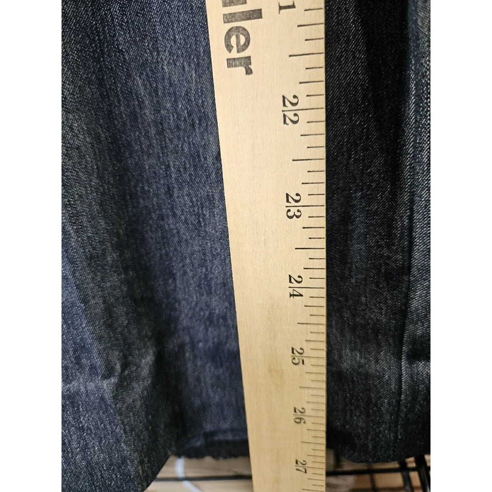 Ruby Rd. Womens Pants Blue Size 16W Polyester Blend Clasp Zip Close Stretch - Image 4 of 4