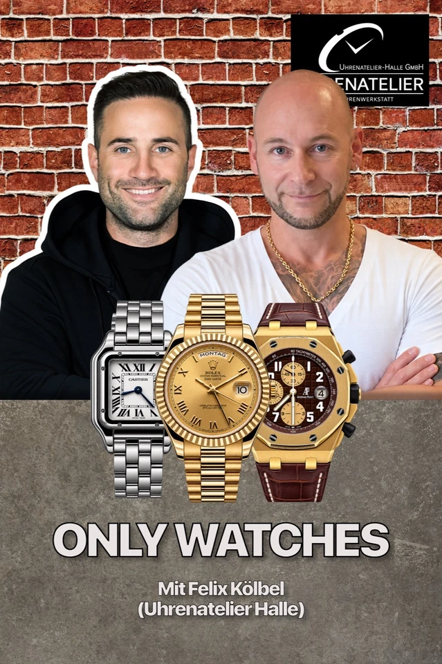 ⌚️ROLEX, AP, CARTIER, OMEGA und mehr. Ab 1 Euro.