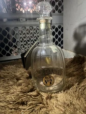Jack Daniels Maxwell House Fancy Bar EMPTY Half Gallon Bottle, Tag