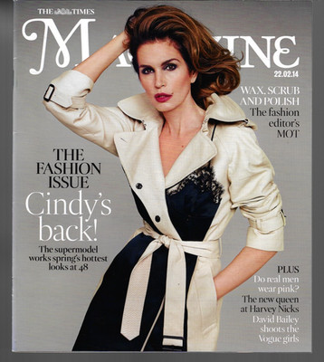 The Times Magazine - Cindy Crawford RAF SIMONS Ben Kingsley
