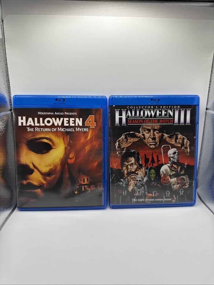 Photo inspiration: Fresh Look at Halloween Horror Series Mixed Lot Of 8 Blu Ray And