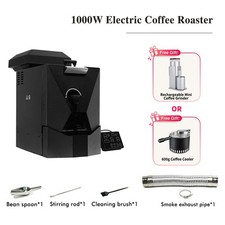 ITOP 1000W Tostacaffè Elettrico Tostapane a Tamburo 3 Modalità Tostapane