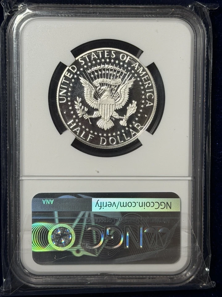 2017 S NGC PF70 ULTRA CAMEO SILVER EAGLE LIMITED EDITION SET ER Kennedy 50C - Image 2 of 2