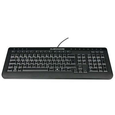 Dell Alienware Slim Tastatur USB QWERTZ Deutsch Kabelgebunden 29729 Schwarz