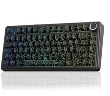 Aula F75 Black Contour + Seiya Switch Keyboard 3-in-1 Swappable RGB Mechanical