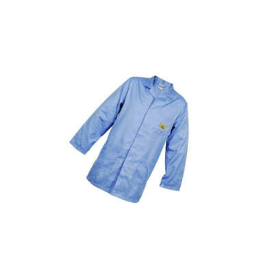 ESDCOAT-B-XL smock ESD XL (unisex) IEC 61340-5-1 blue 1-100MΩ REECO