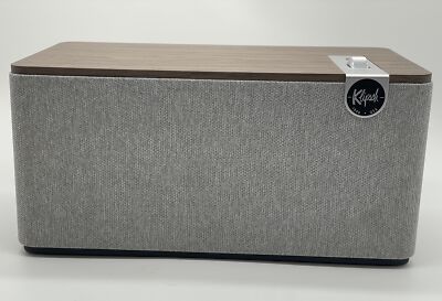 Klipsch The Three Plus Premium Bluetooth Speaker System Walnut New Open Box Read