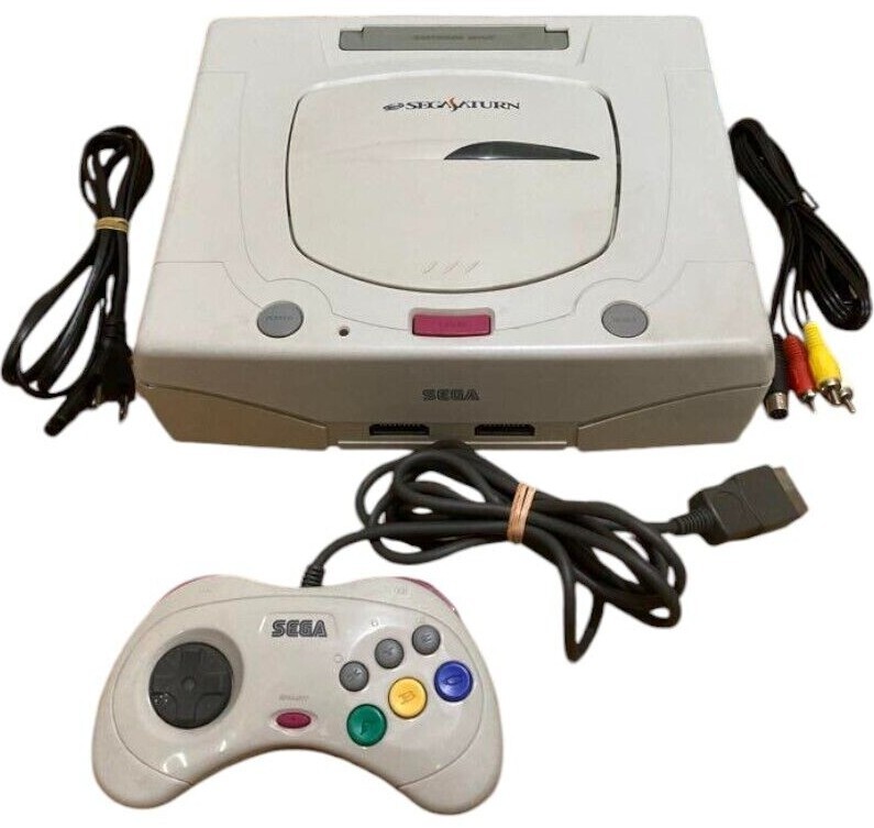 Sega Saturn Console White HST-3220 Japanese Version Choose Your
