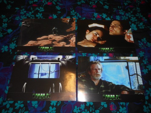 HULK - 8 ORIGINAL GERMAN LOBBY CARDS - JENNIFER CONNELLY - 2003 - Picture 2 of 2