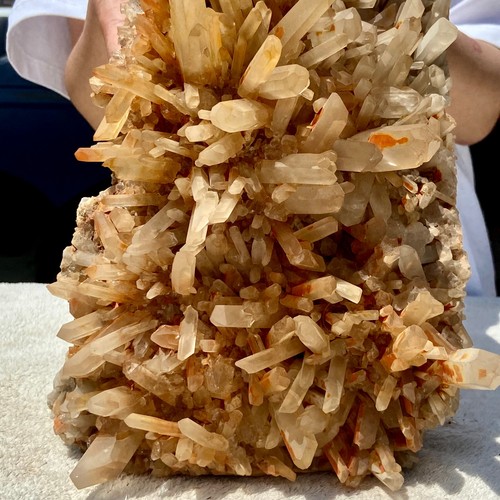 12.6LB Large Natural Clear White Quartz Crystal Cluster Energy Healing Specimen - 第 4/16 張圖片