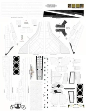 Columbia Special Edition Upper Surface TPS Decal Sets in three (3) scales