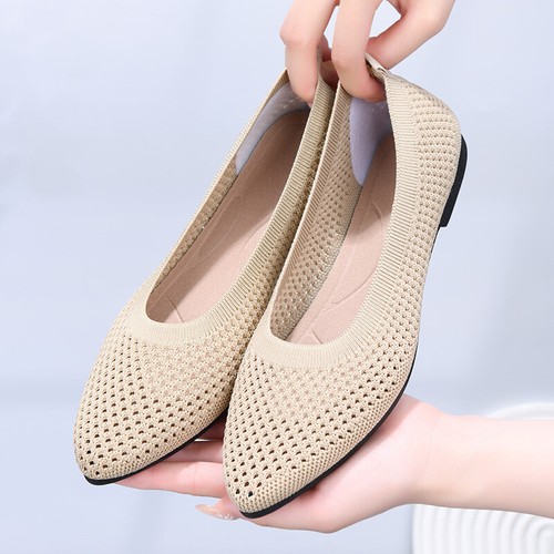 Damensneakers Sommerschuhe Stoffschuhe Leinenschuhe Laufschuhe Ballerinas Sport - Bild 2 von 28