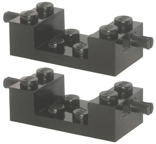 Lego Brick 18892 ELEMENTO CUSCINETTO 2 X 4 MINI SNAP NERO Seleziona Quantità' - Foto 2 di 5
