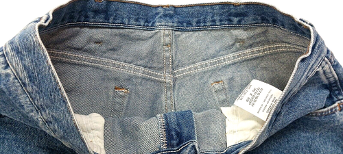 RUSTLER MENS SIZE 36X29 BLUE REGULAR FIT STRAIGHT LEG 100% COTTON DENIM JEANS - Picture 7 of 13