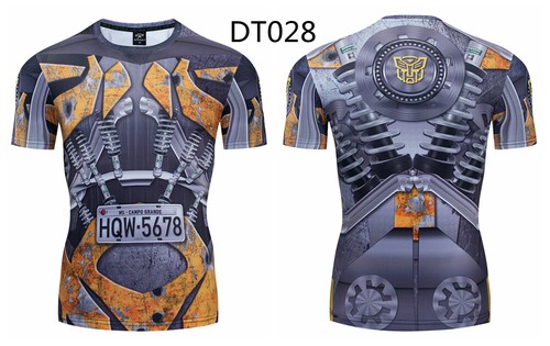 Para hombre Camisetas Superhéroe Compresión Gimnasio Prendas para el torso Ropa Activa Fitness Camiseta - Imagen 20 de 29
