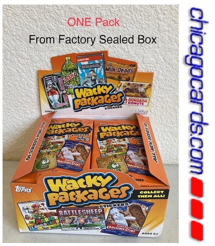 2013 Topps Wacky Packages Serie-10 Hobby Pack 10 tarjetas adhesivas de caja sellada - Imagen 1 de 12