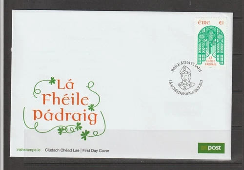 Ireland 2015 St Patrick`s Day FDC per scan